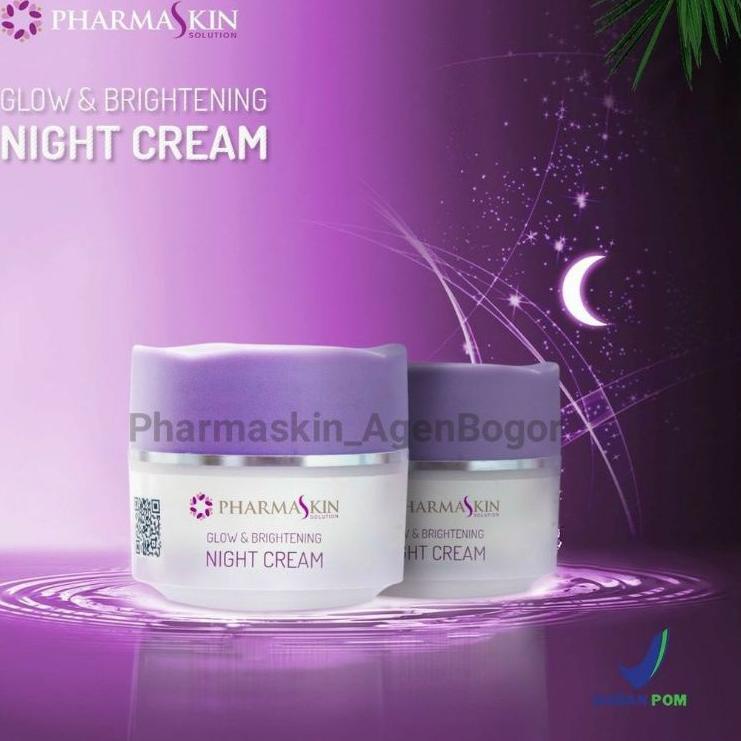 Sale Cream Penghilang Flek Ampuh Pharmaskin Glow & Bright Night Cream 100% Original ✎➬ Terkini