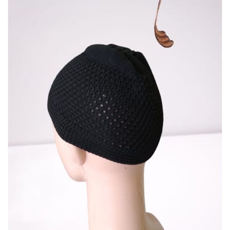 PECI RAJUT PECI HITAM KOPIAH PECI DEWASA PECI POLOS