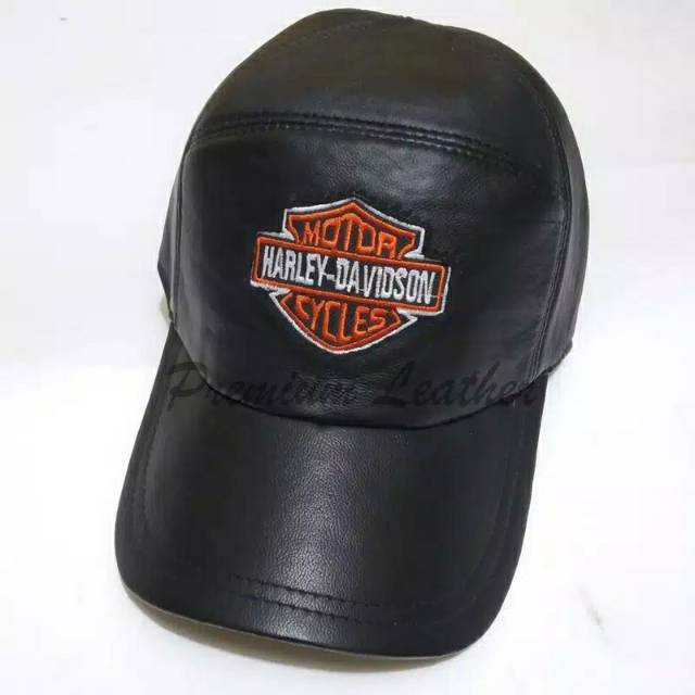 New/Topi/Hat/Topi Pria/ Topi Wadezig "KULIT ASLI" BLACK  ORIGINAL