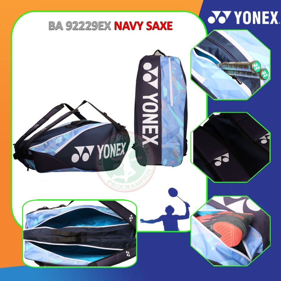 Yonex Ba 92229 Ex Tas Raket Bulutangkis Badminton Original