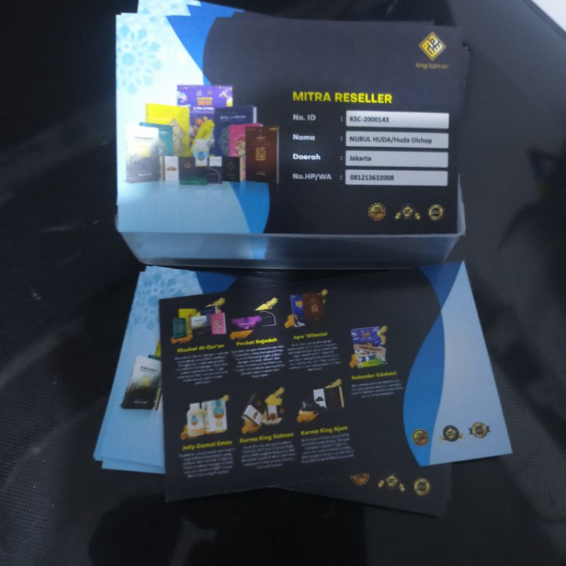 

Cetak ID Card Bahan PVC Inkjet 6 Warna Desain Custom