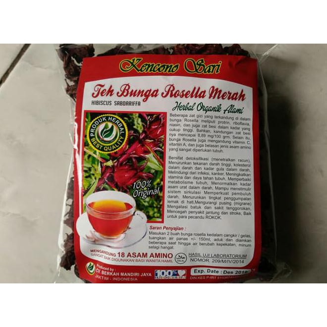 

Teh Seduh Bunga Rosella Merah Kencono Sari Kode 860