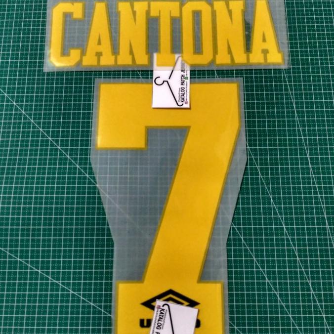 Ready stock] nameset cantona 7 kuning velt HK