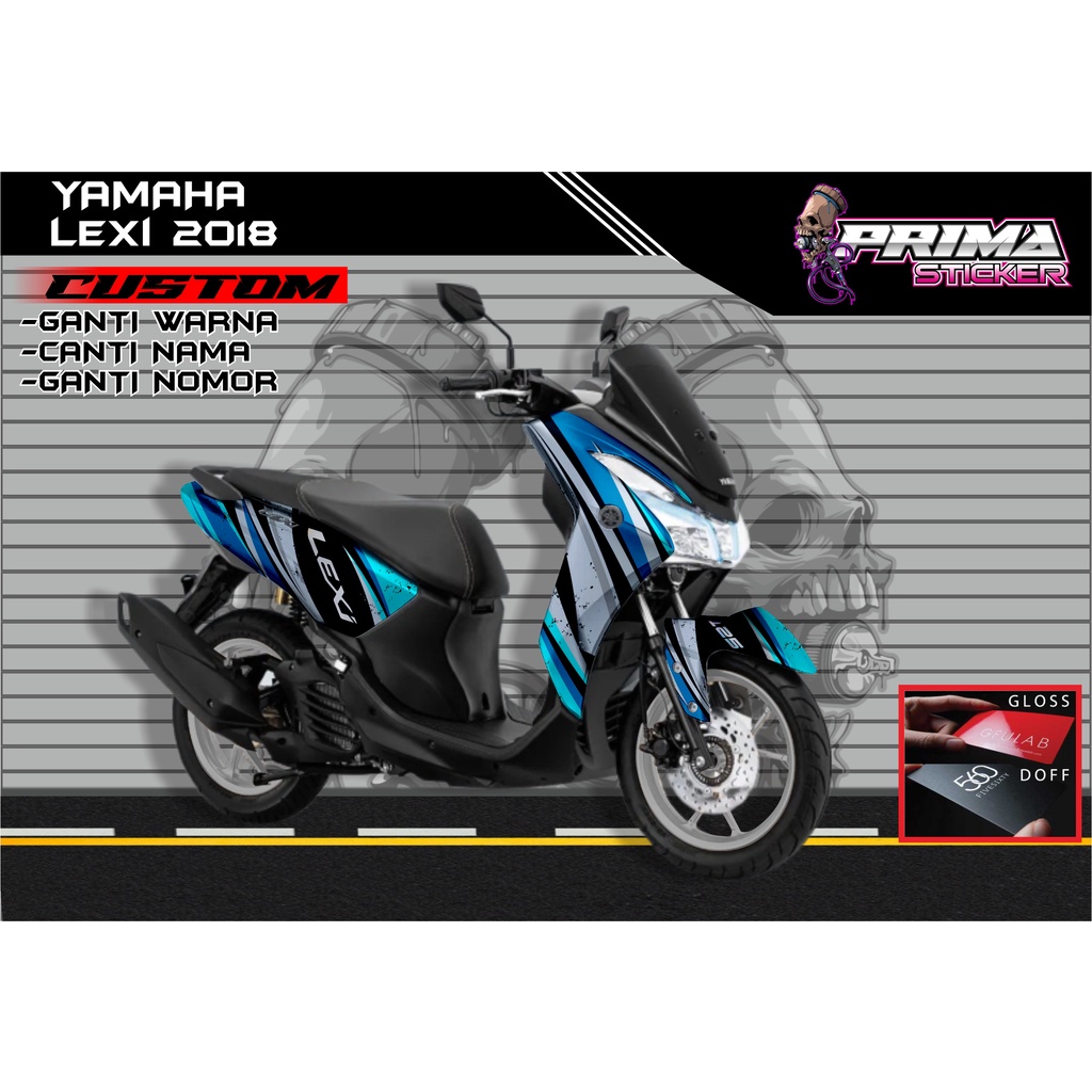 Sticker Decal Yamaha Lexi FULL BODY,  sticker lexi