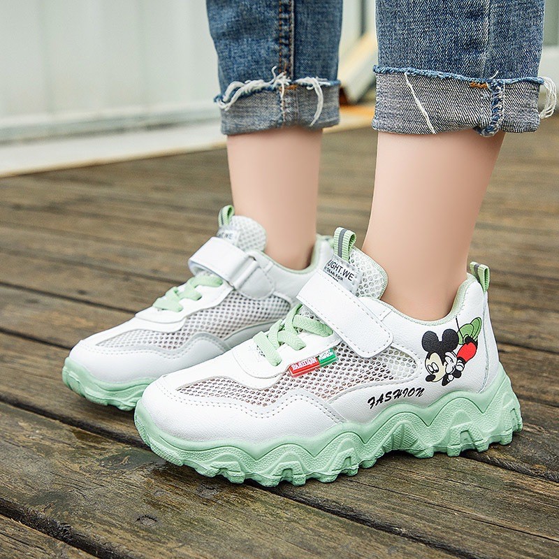 1001 Sepatu Sneakers Anak Korea Cowok Cewek Mickey 3warna !!