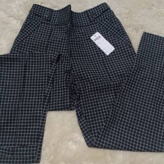  CELANA BAGGY PANTS KOTAK  ANAK TANGGUNG SIZE 9 12 THN 