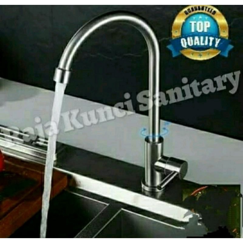 Paket Lengkap+Keran Kitchen Sink Onan Golden Hand 6045 Stainless 304/Bak Cuci Piring 6045 Stainless