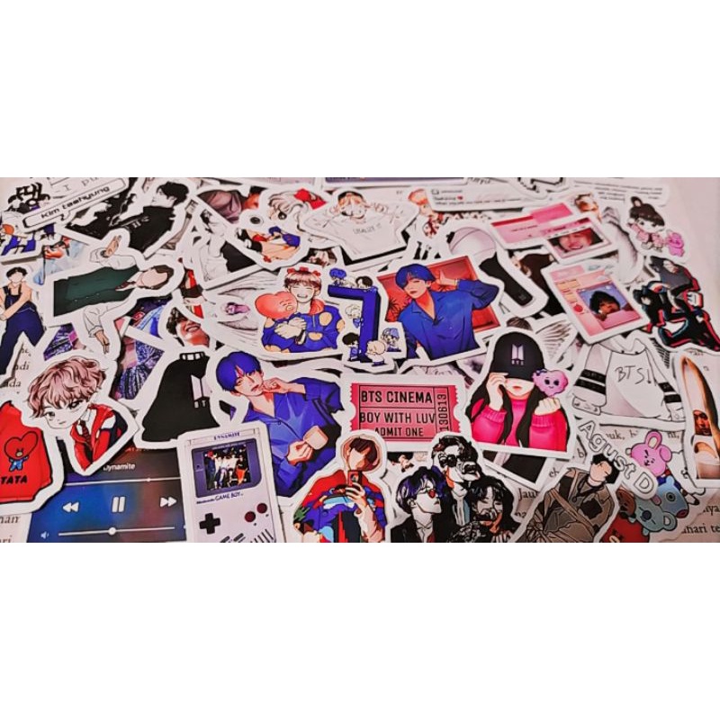 

(COD)STICKER BTS 40PCS+SUDAH DIGUNTING MURAH