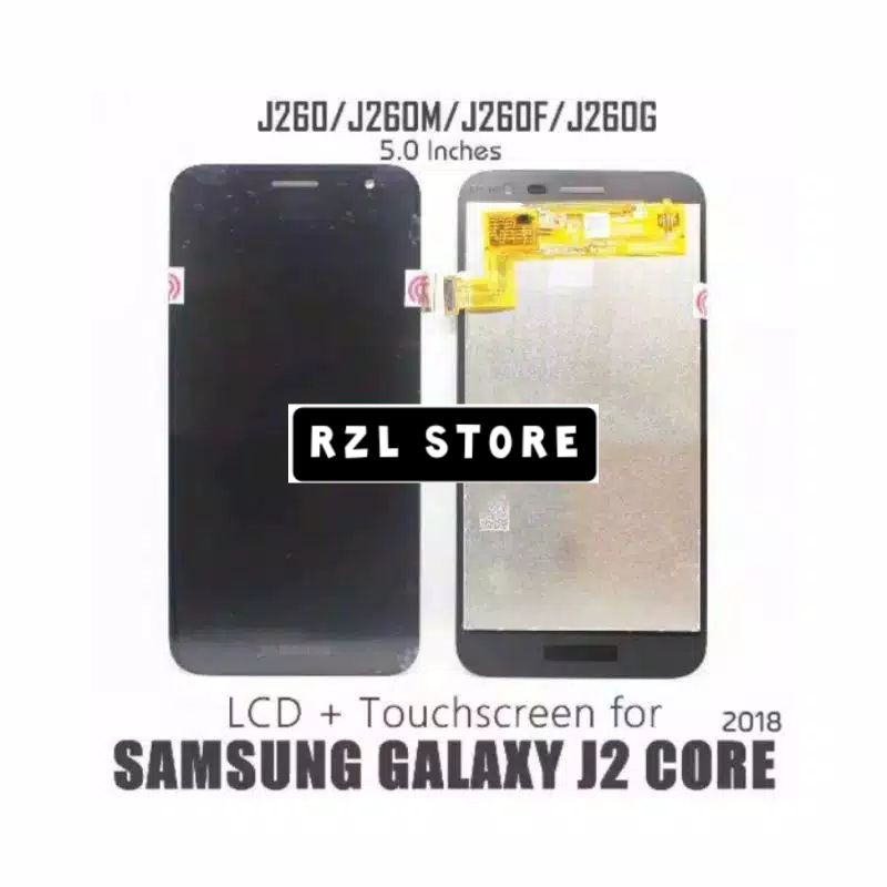 Layar Lcd Touch Screen fullset Samsung Galaxy J2 Core 2018 J260 J260M D-S J260G ORIGINAL/ORI.
