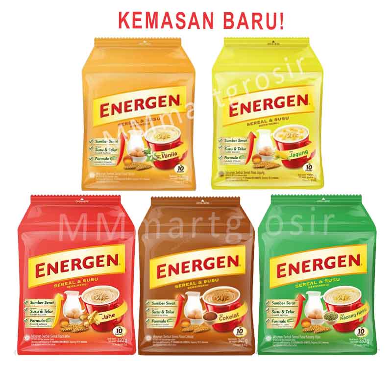 ENERGEN SEREAL &amp; SUSU BERSINERGI 5 VARIAN RASA