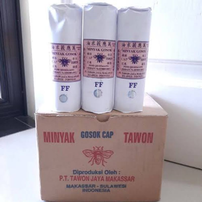 MINYAK TAWON FF 90ml / MINYAK GOSOK CAP TAWON