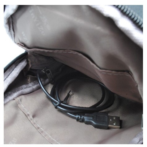 [DOLEN] - Tas Selempang Crossbody Bag dengan USB Charger Port