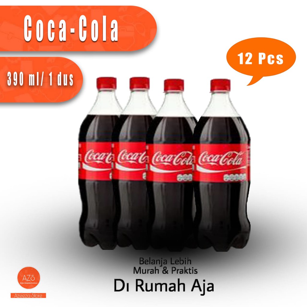 

Coca Cola 390ml 1 Dus Isi 12 Pcs