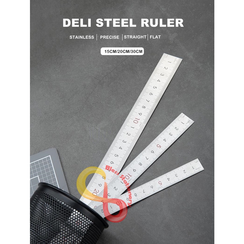 

Penggaris Besi DELI Mistar Stainless steel ruler Drafting