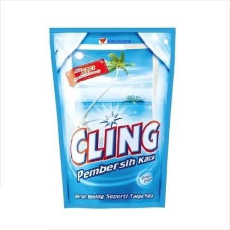 CLING Pembersih Kaca Biru 425ML