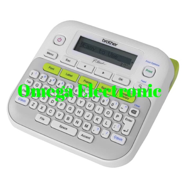 RESMI Brother Label Printer PT-D210 - Label Maker PT D210 Brother