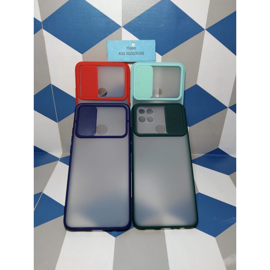 OPPO A15/A15S SOFT CASE DOVE PENUTUP CAMERA SLIDING KAMERA