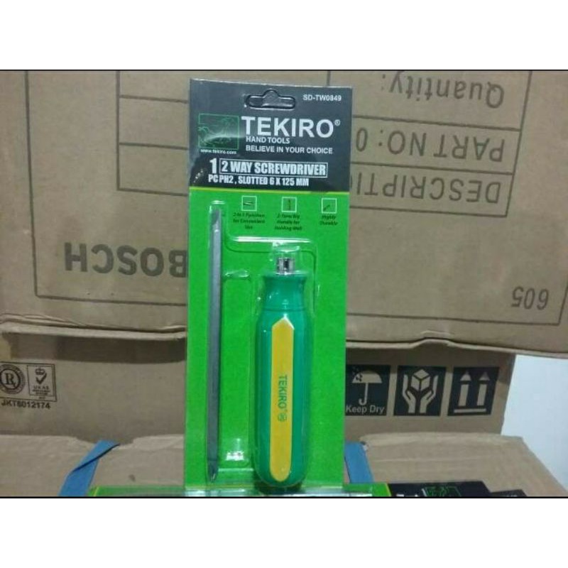 OBENG BOLAK BALIK TEKIRO 2 ARAH 2 WAY SCREWDRIVER TEKIRO
