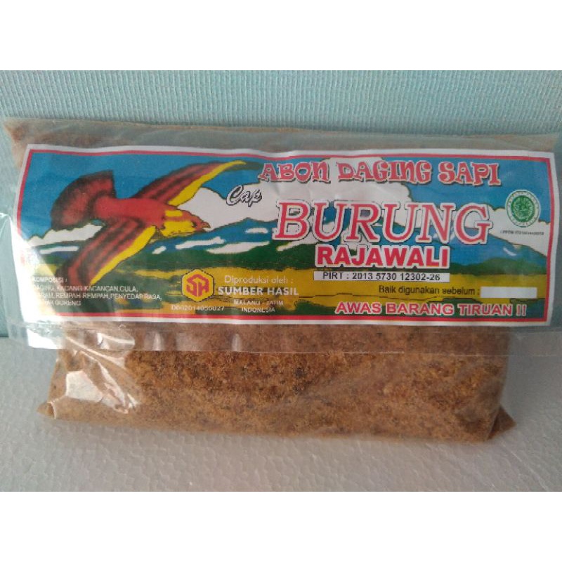 Abon daging sapi cap burung rajawali murah enak packing ori 250gr