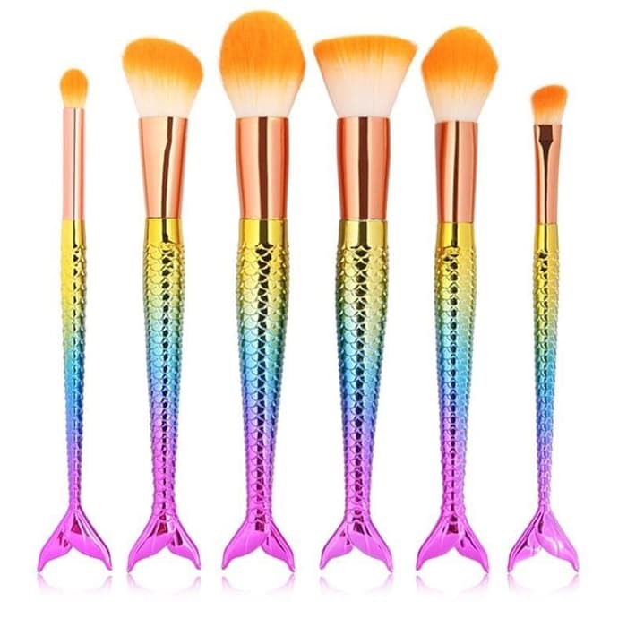 terlaris Gosend Mermaid brush makeup set