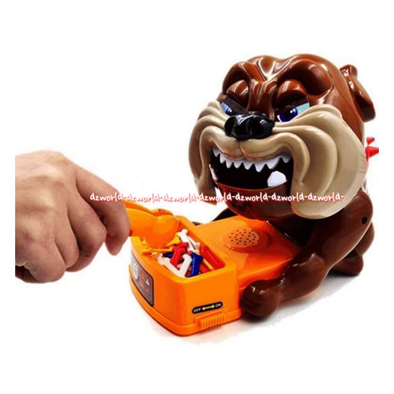 Kiddy Fun Bad Dog Beware of Dog Mainan Digigit Anjing Pitbull