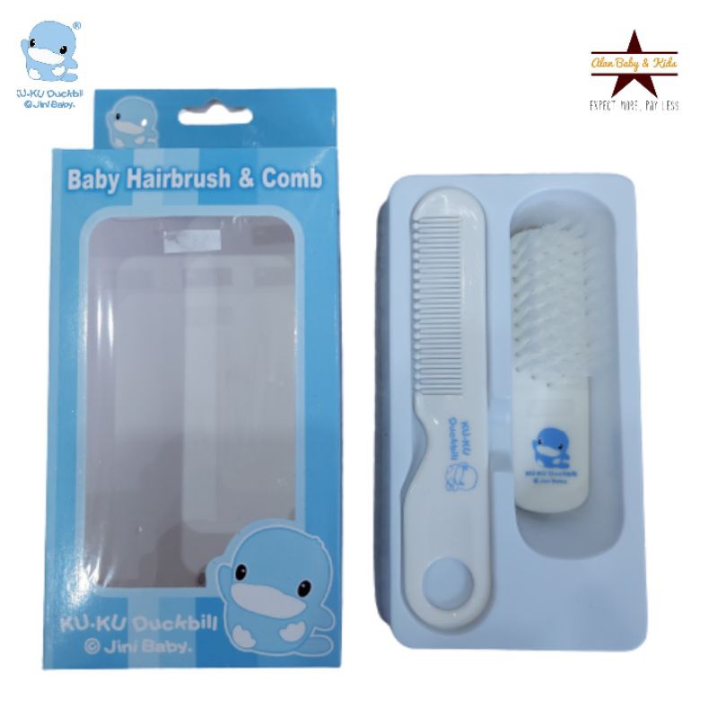 Ku.ku duckbill hairbrush &amp; comb KU5414