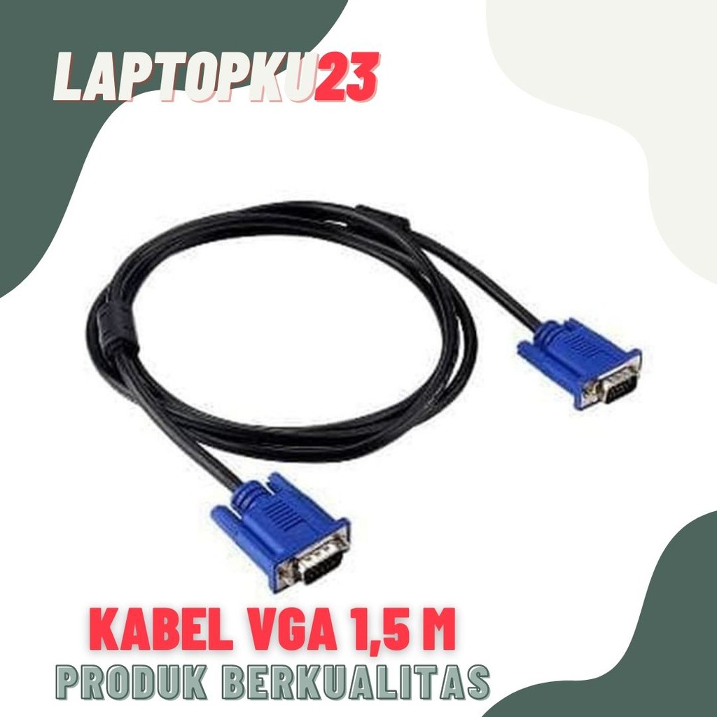 Kabel VGA 1,5 Meter / High Quality / Male to Male