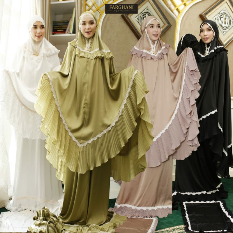 FATEEM MUKENA PREMIUM #FARGHANI (VIDEO DETAIL ADA)