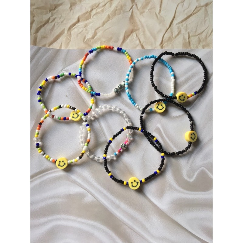 Gelang Manik smile/Smile Bead Bracelet/Gelang Smle Kpop