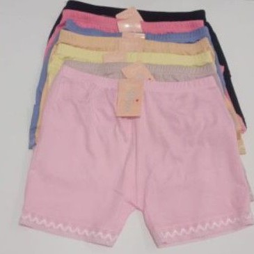 Celana pendek wanita celana dalaman wanita camisol cami short pants vivian celana kolor karet lembut