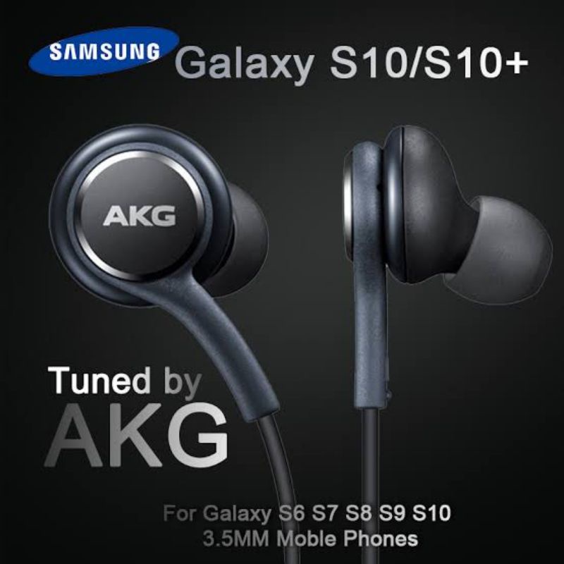 Earphone Headset Handsfree Samsung AKG S8 S9 S10 Superbass