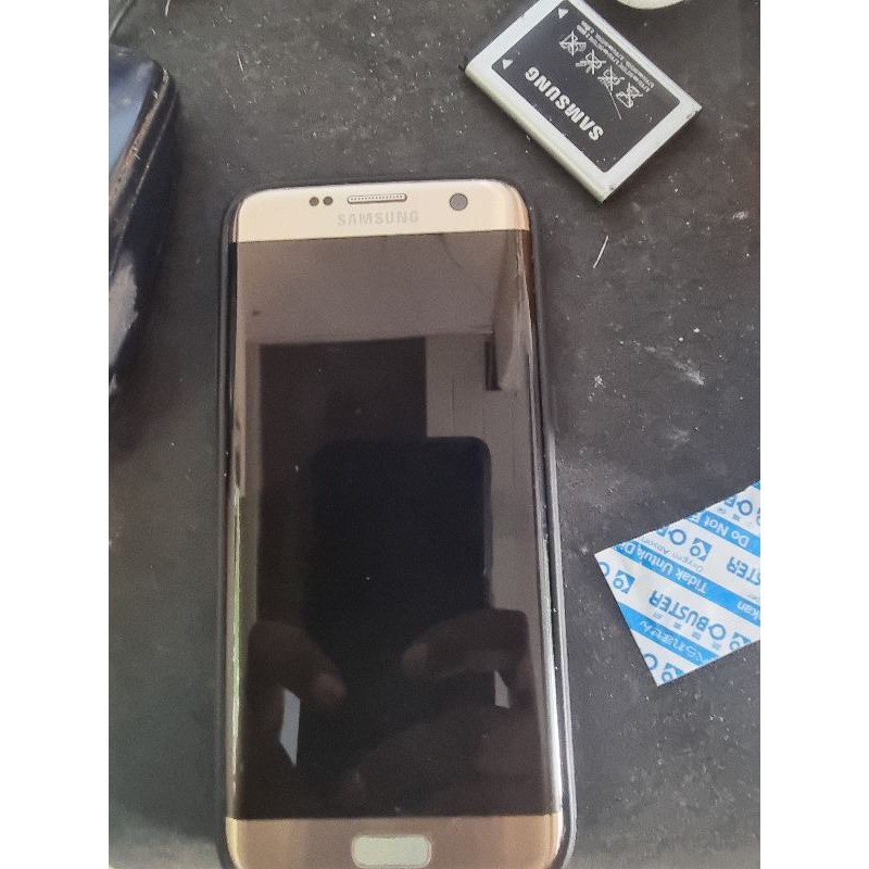 lcd samsung S7 edge+frame ori cabutan no minus