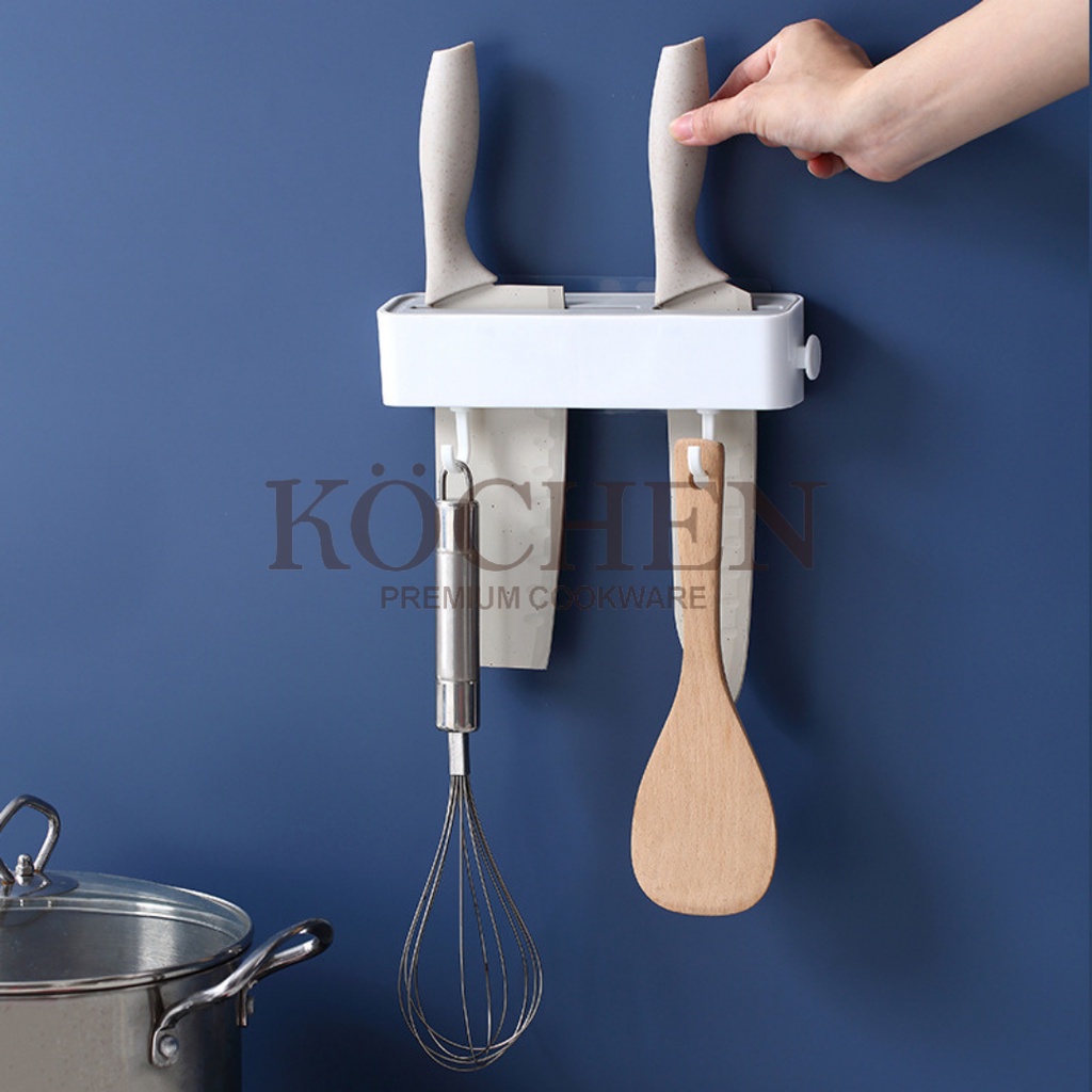 Kochen Rak Tempat Pisau Gunting Peralatan Dapur Hanger Serbaguna Aesthetic Nordic By Mykochen.ina