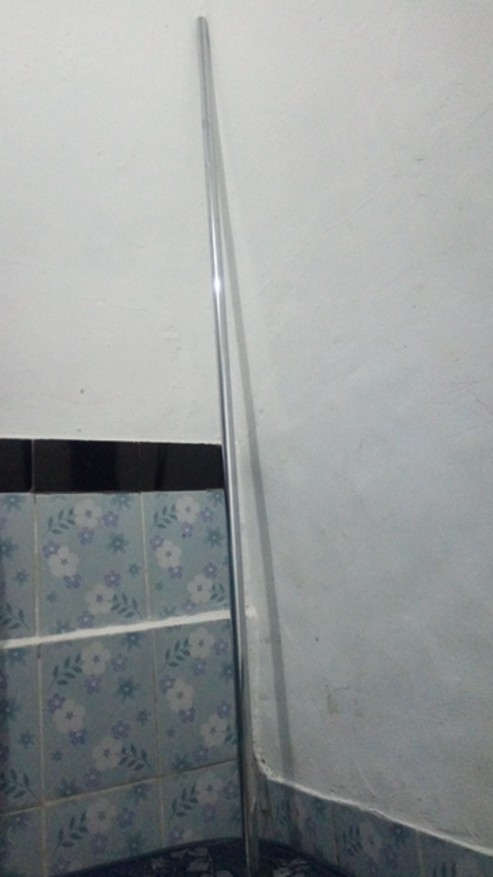 Pipa Bulat Chrome Stenlis 180 Cm