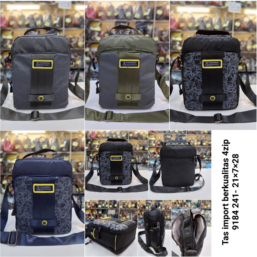 Tas import selempang kerja pria