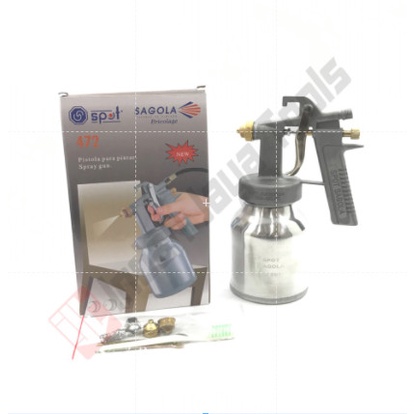 Spray Gun Sagolaa 472 - Alat Semprot Cat Tabung Bawah