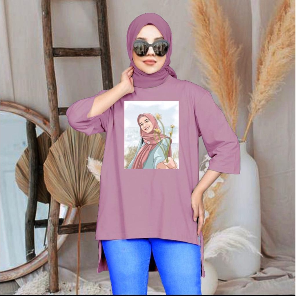 BC Tunik Basic Wanita Hijab's kaloborasi 03