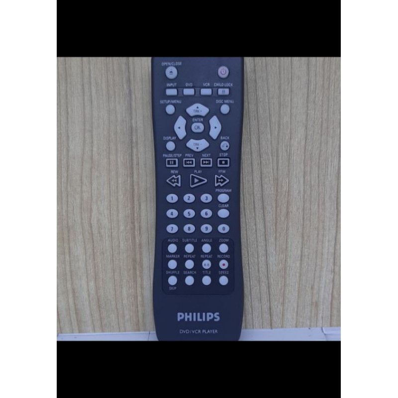 REMOTE REMOT DVD PHILIPS PLAYER VCR ORIGINAL ASLI