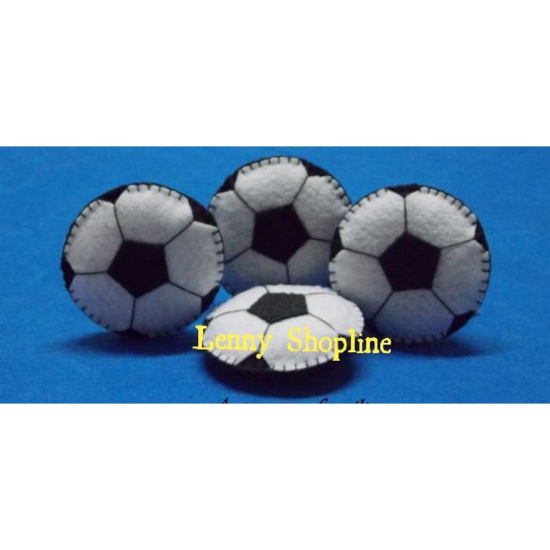 Boneka Bola Flanel/Aplikasi Bola Flanel/Gantungan Kunci/magmet kulkas