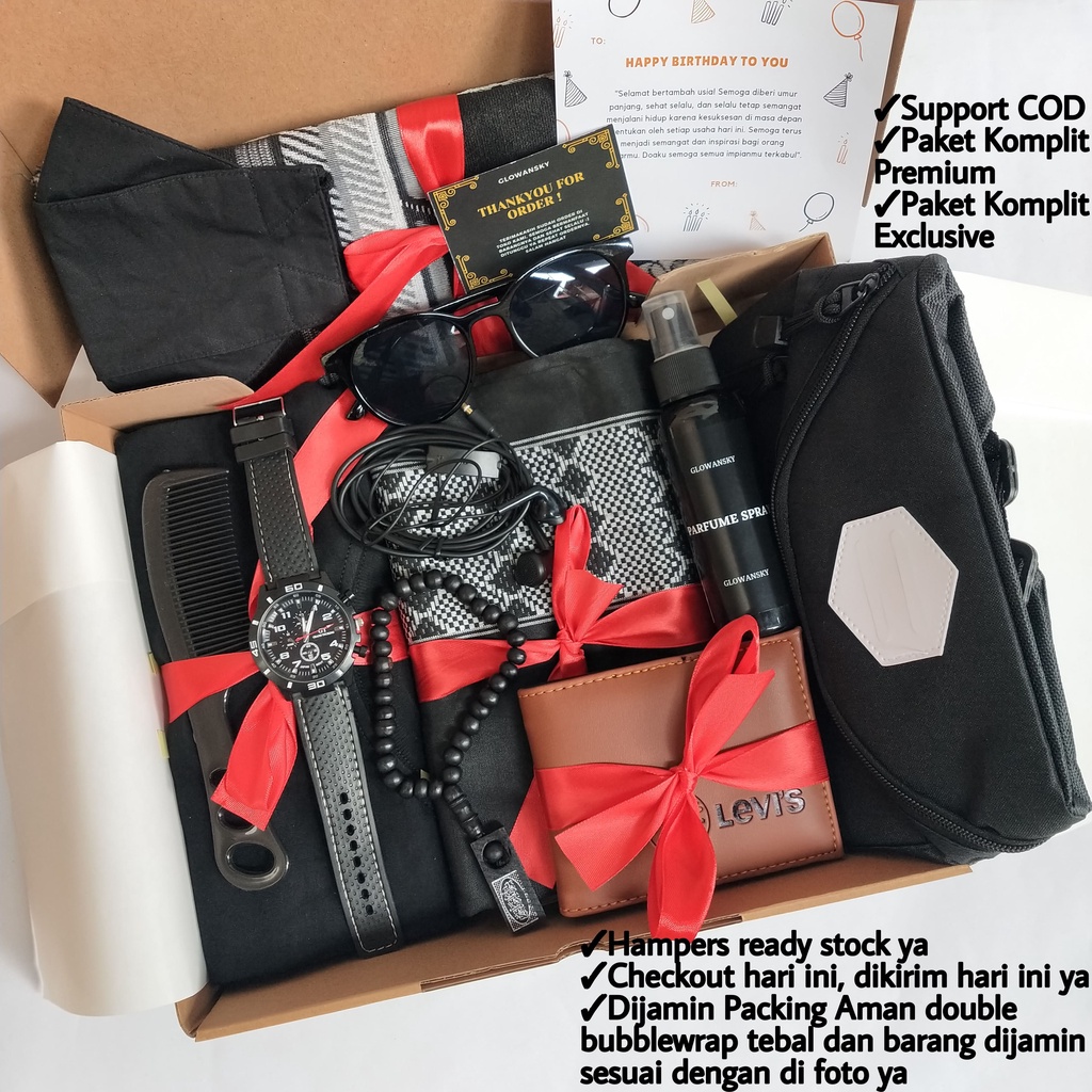 Hampers Cowok | Kado Ulang Tahun | Hampers Kado Ulang Tahun | Hampers Ulang Tahun | Gift Box Birthda