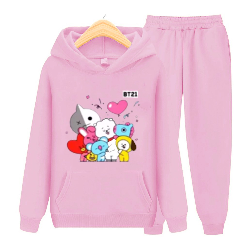 Setelan Sweater anak perempuan 02/Baju Sweater Hoodie Setelan anak perempuan 02