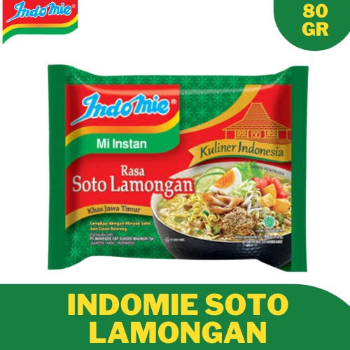 

Indomie Kuah Terbaru Rasa Soto Lamongan 80gr Satuan / Per Kardus