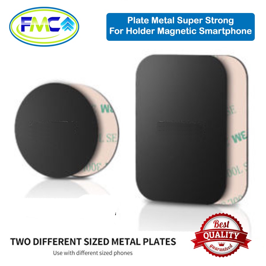 Besi Plat Untuk Magnetic Holder HP Metal Plate Sticker Tempel Ring Besi Handhphone Tempelan Iring For Mount