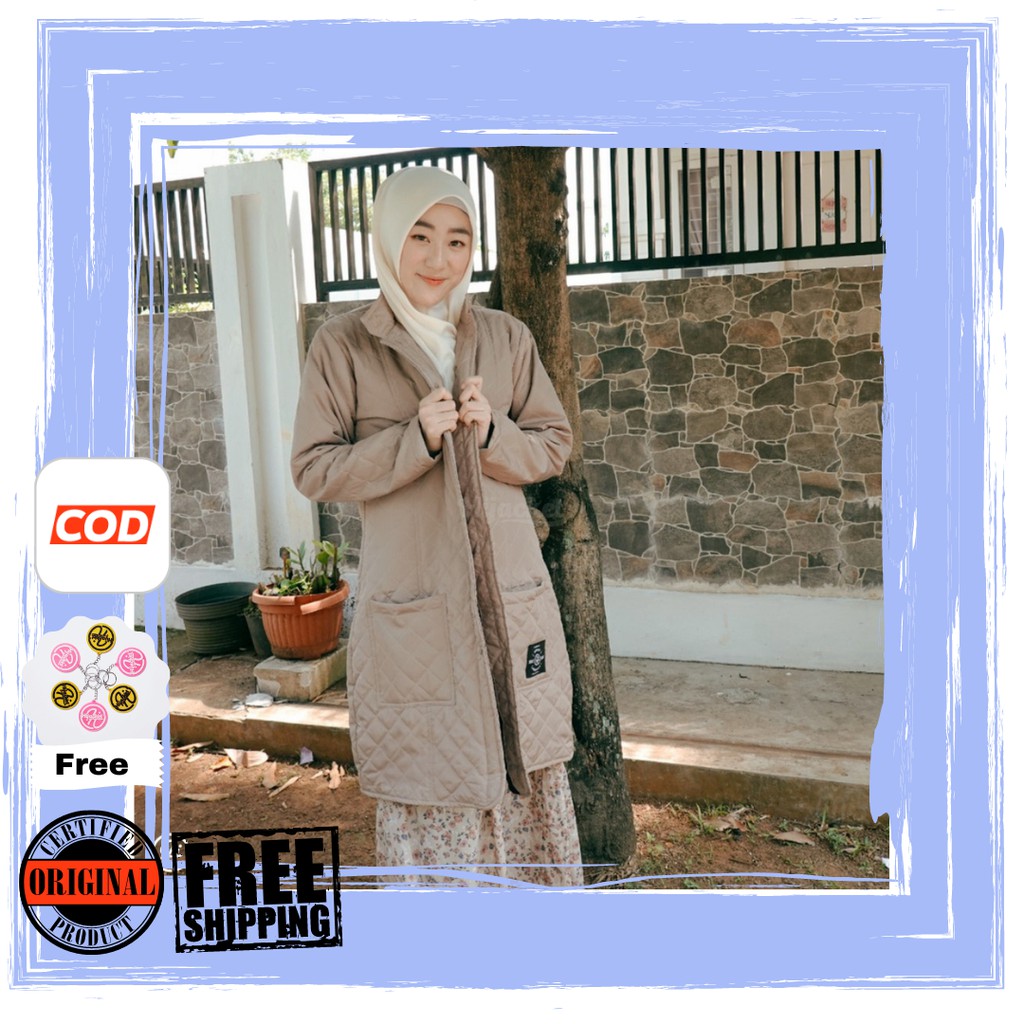 Jaket Hijaber Muslimah Model Jaket Parka