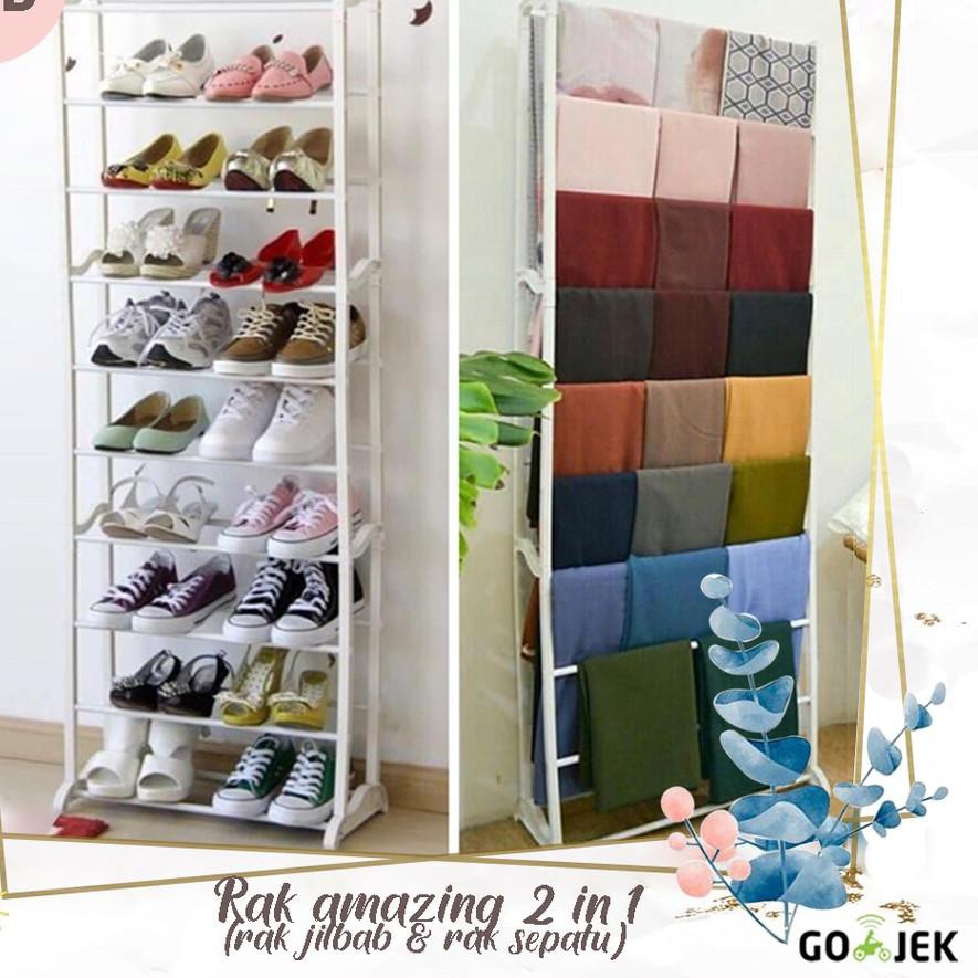 Shopee 2 2 F 48 Shenar Amazing Shoe Rack Rak Sepatu Susun 10 Rak Sepatu Rak Hijab Rak Serbaguna Shopee Indonesia