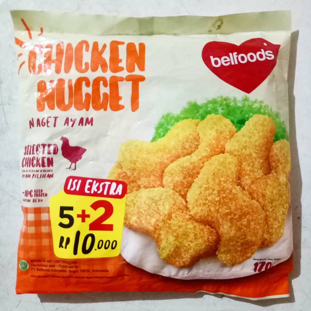 

Belfood - Favorite Chicken Naget/ Nuget/ Nugget 170 gr