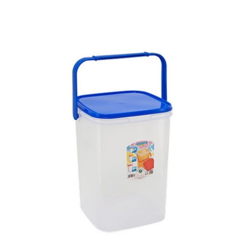 Toples Kerupuk 15 Liter Green Leaf 0166 / Aquarium Es Buah / Toples Es / Rice Box / Tempat Beras