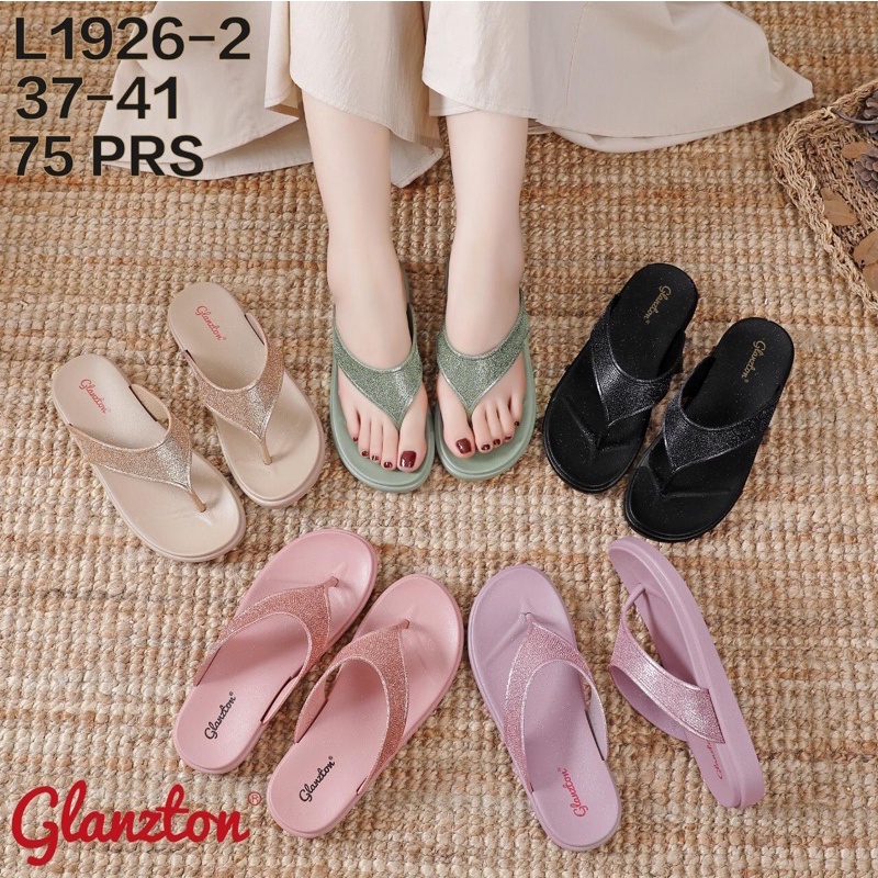 Sandal Japit Glitter Glanzton L1926-2