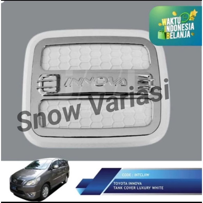 Kijang Innova Tutup Tangki Bensin JSL/Tank Cover Luxury White