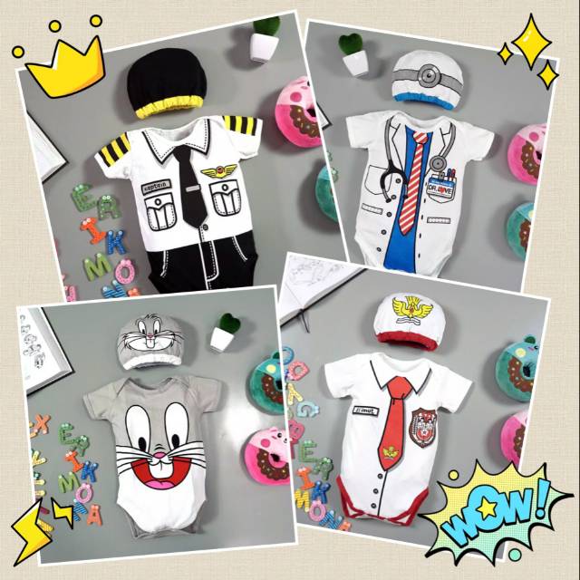 Baju Jumper Bayi Lucu Laki2 dan Perempuan